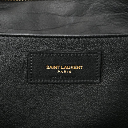 Saint Laurent Calfskin Small Monogram Cabas Black 6 of 12