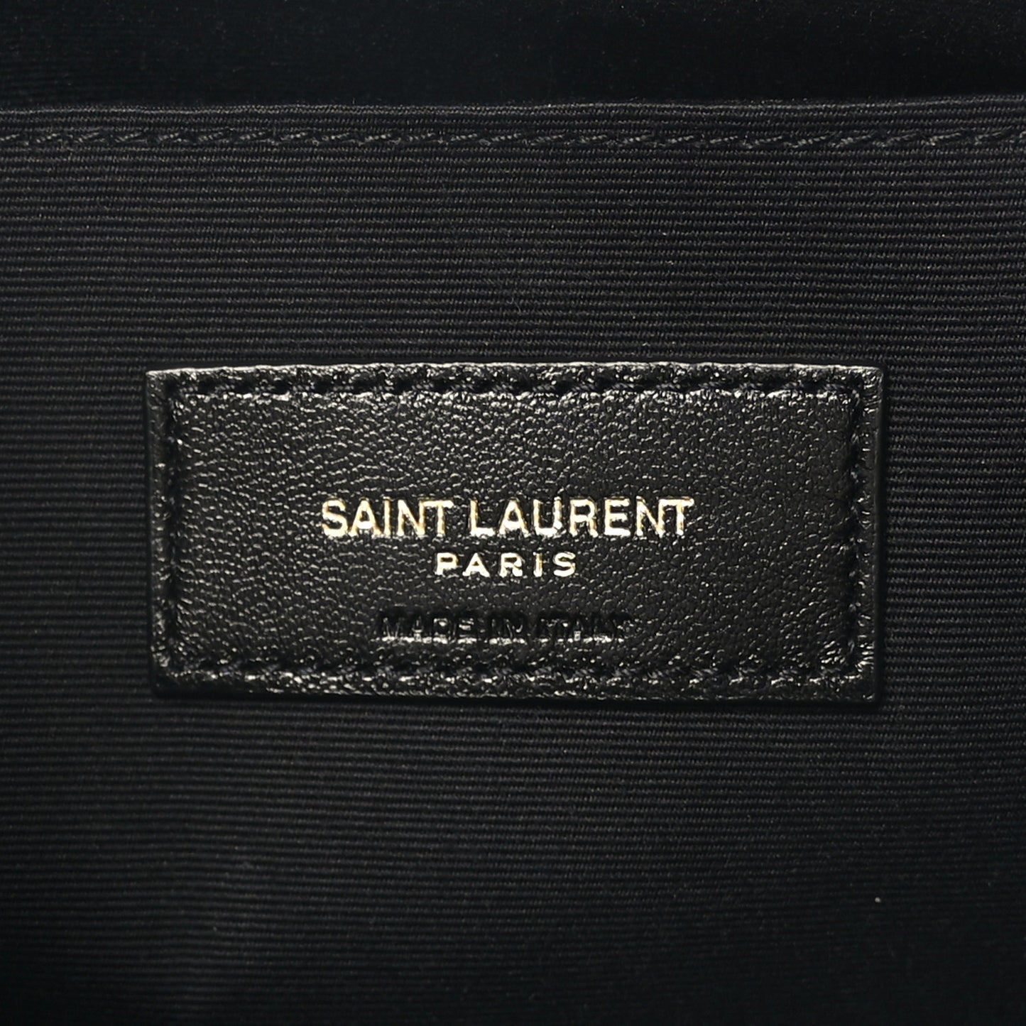 Calfskin Matelasse Monogram Cassandre Tablet Pouch Black