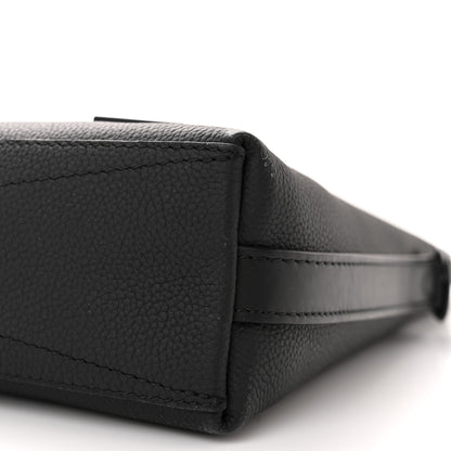 Louis Vuitton Calfskin Aerogram Takeoff Briefcase Black 9 of 12