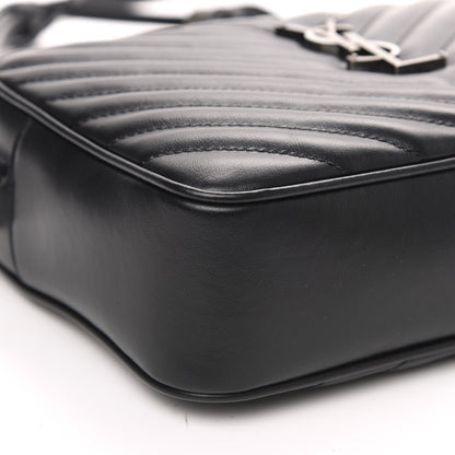 Saint Laurent Calfskin Matelasse Monogram Lou Camera Bag Black 7 of 8