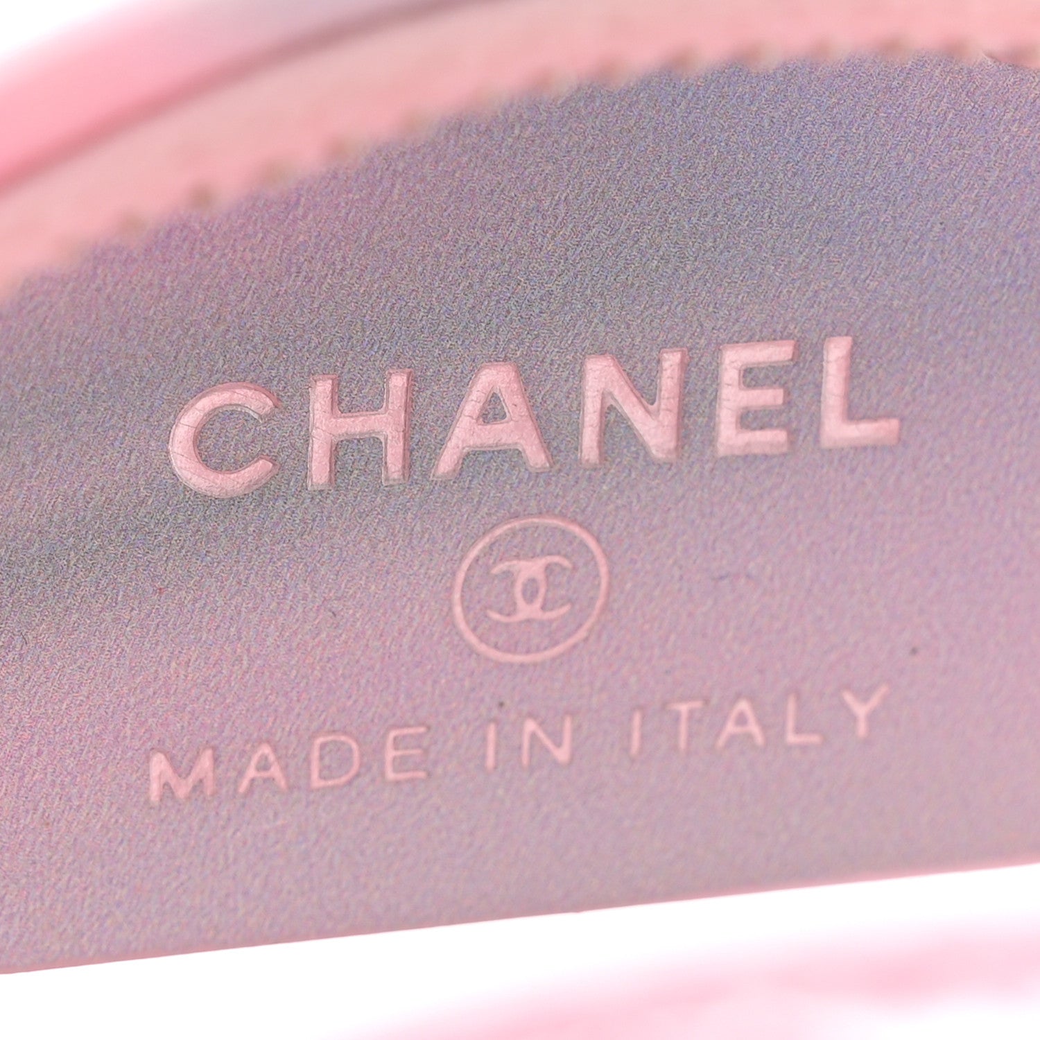 Chanel PVC Lambskin Filigree Round Clutch With Chain Pink 6 of 11