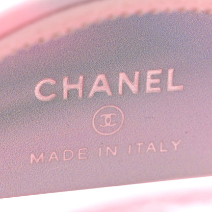 Chanel PVC Lambskin Filigree Round Clutch With Chain Pink 6 of 11