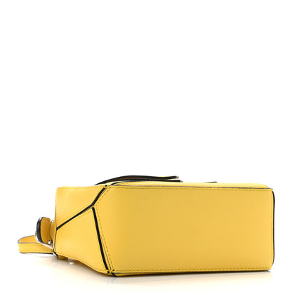 Loewe Calfskin Mini Puzzle Bag Yellow 3 of 11