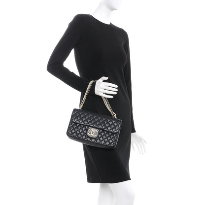 Chanel Lambskin Medium Westminster Pearl Flap Black 2 of 7