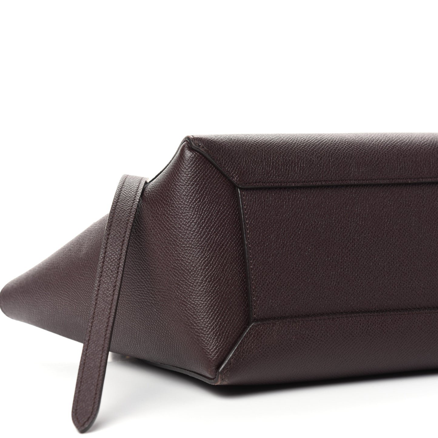 Grained Calfskin Micro Belt Bag Burgundy