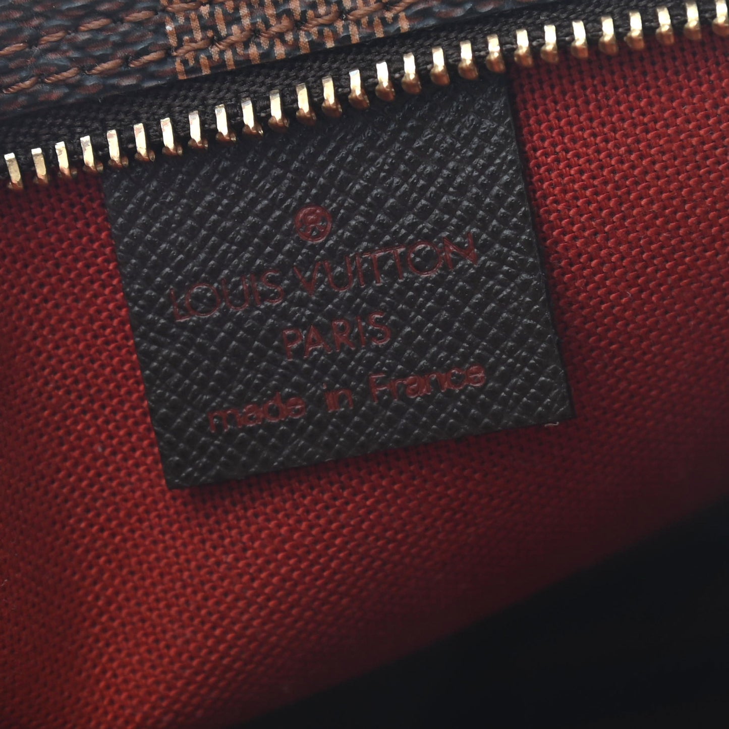 Damier Ebene Trousse Make Up Bag Pochette