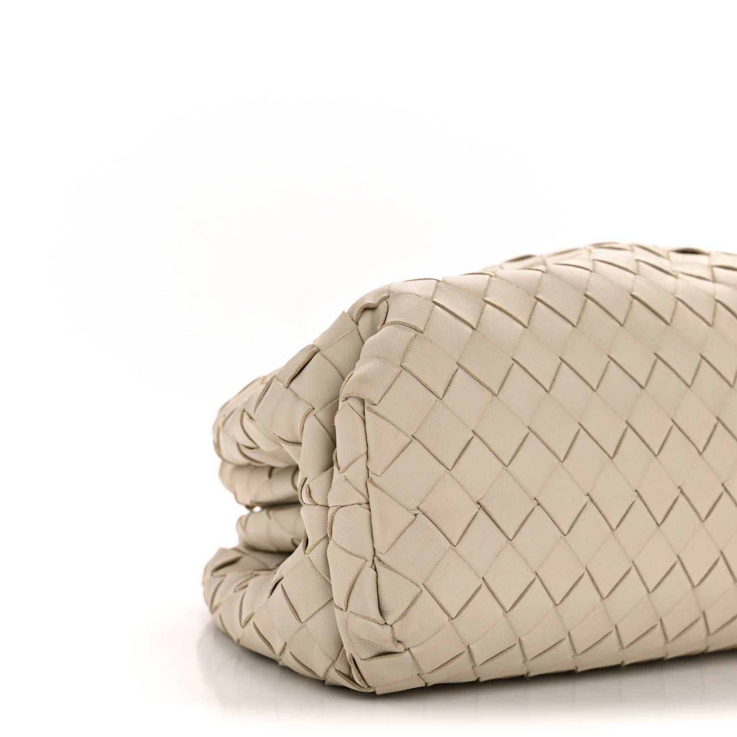 Bottega Veneta Nappa Maxi Intrecciato The Pouch Oversized Clutch Plaster 9 of 12