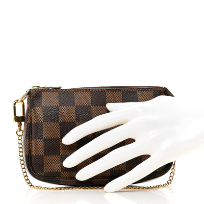 Louis Vuitton Damier Ebene Mini Pochette Accessories 2 of 7