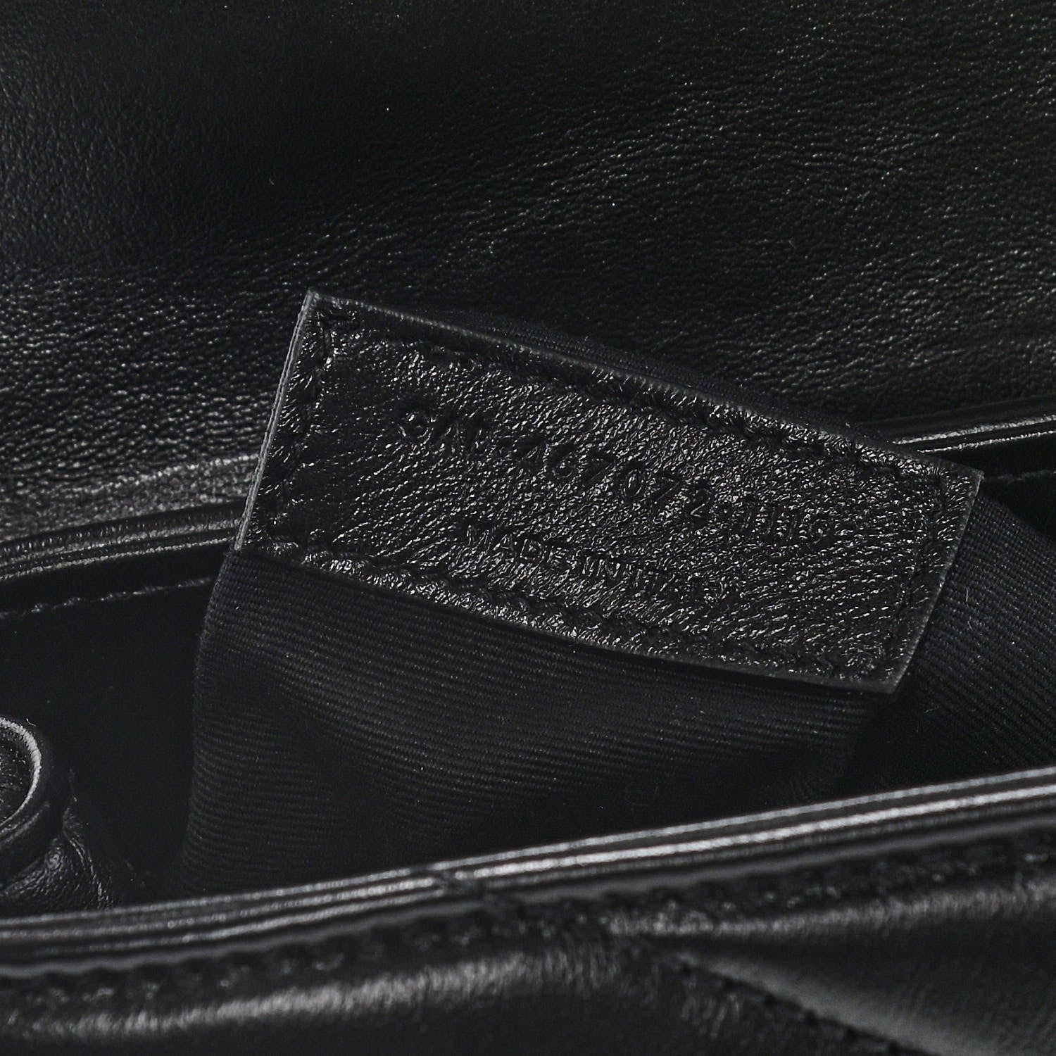 Saint Laurent Calfskin Y Quilted Monogram Toy Loulou Crossbody Bag Black 11 of 18
