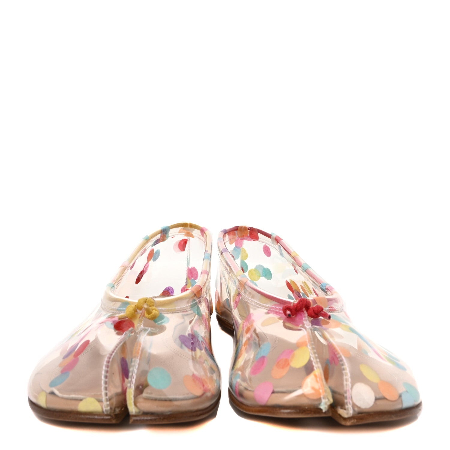 Maison Margiela PVC Confetti Printed Tabi Ballerina Flats 40 Multicolor 3 of 9