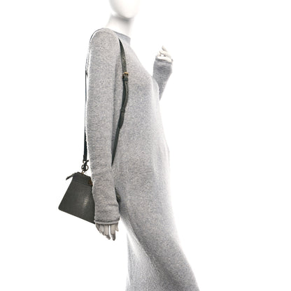 Fendi Stingray Shiny Nappa Petite Peekaboo I SEE U Satchel Verde Ingles 2 of 11
