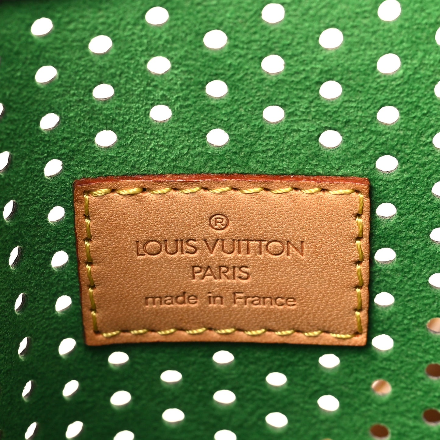 Monogram Perforated Speedy 30 Green