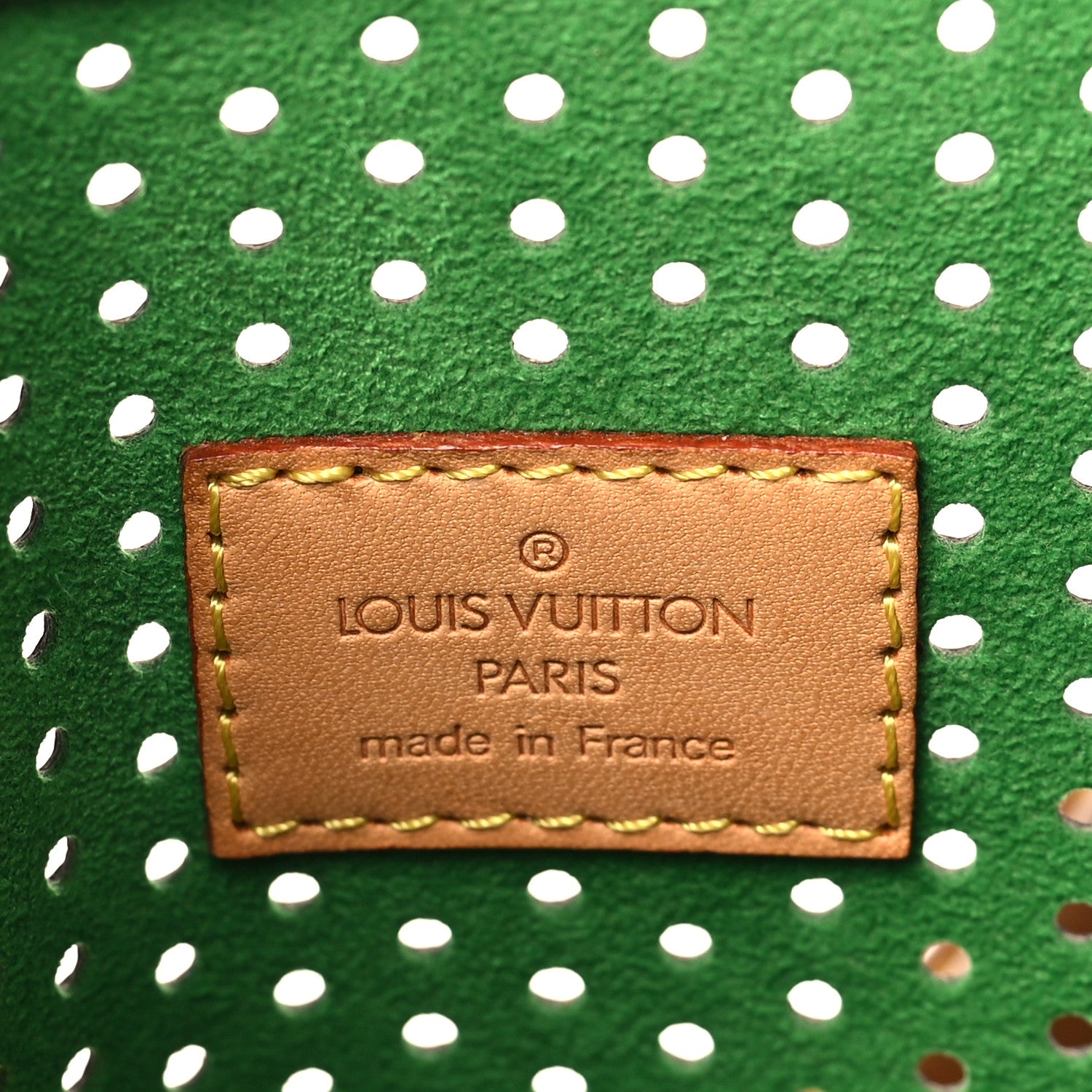 Louis Vuitton Monogram Perforated Speedy 30 Green 6 of 8