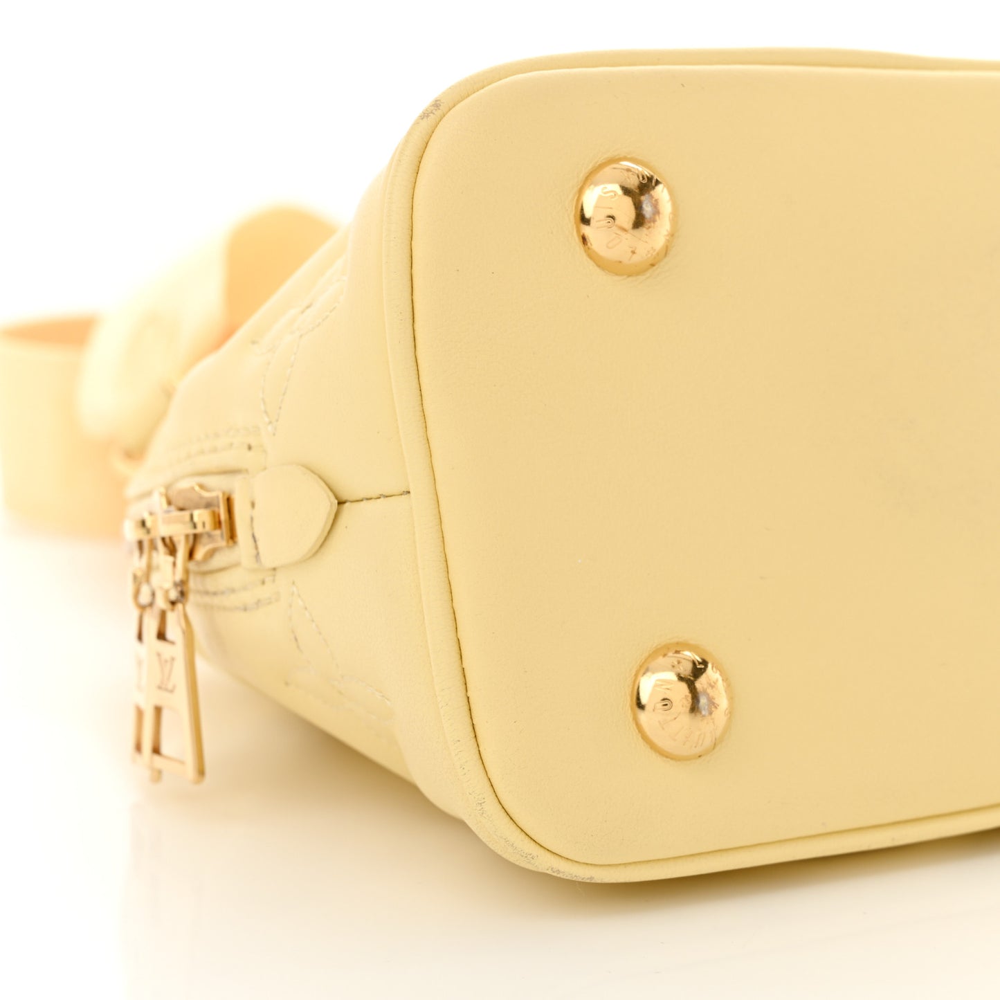 Calfskin Bubblegram Alma BB Banana