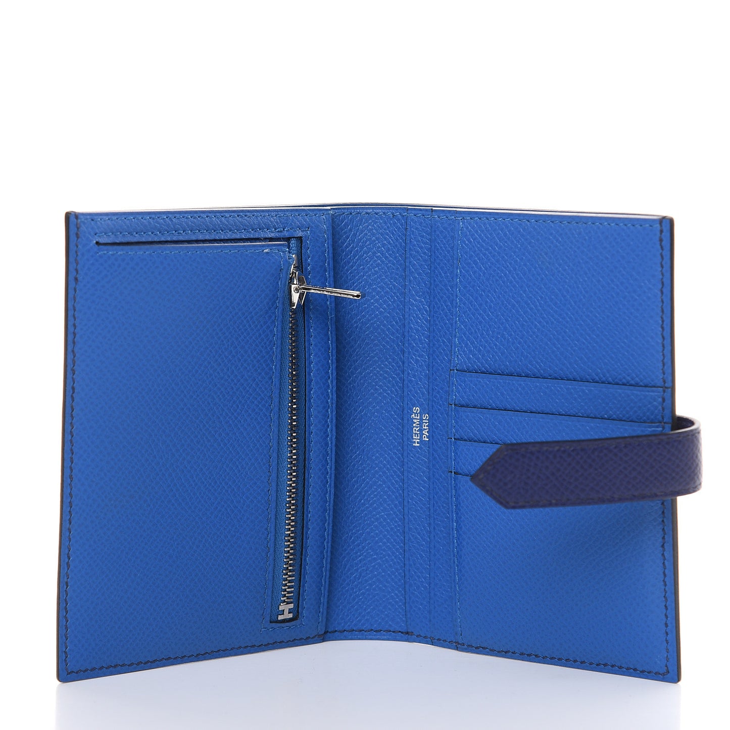 Epsom Bearn Compact Wallet Bleu Encre Zellige