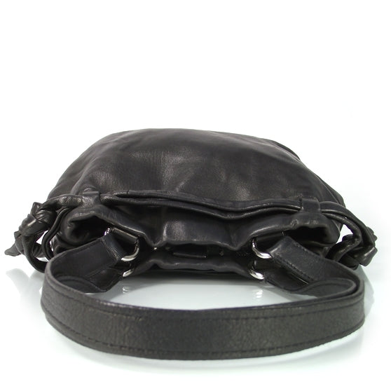 Prada Calfskin Leather Shoulder Bag Nero 4 of 10