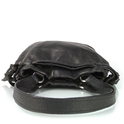 Prada Calfskin Leather Shoulder Bag Nero 4 of 10