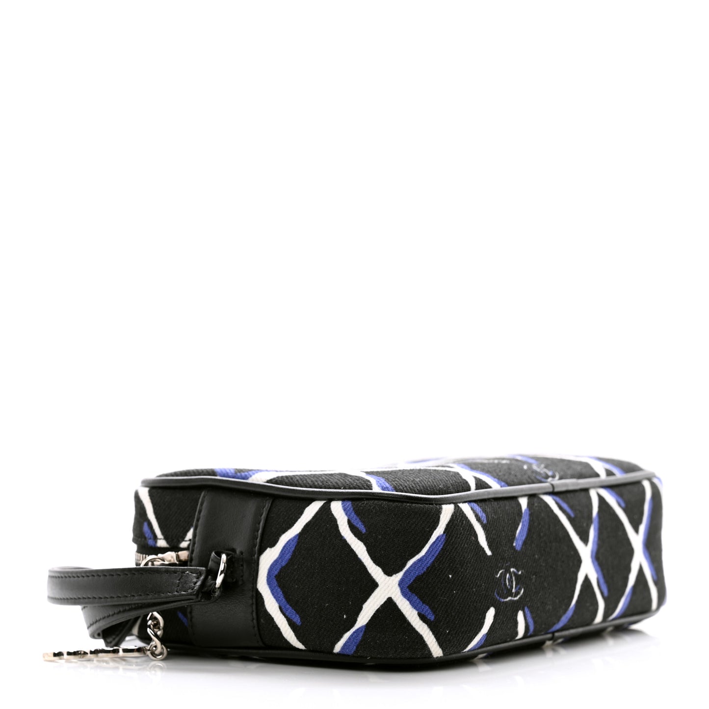 Canvas Airline Cosmetic Case Blue White