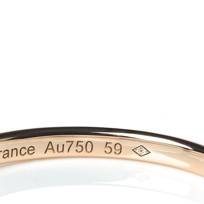 Hermes 18K Rose Gold Diamond Chaine d'Ancre Punk Ring 59 8.75 6 of 7