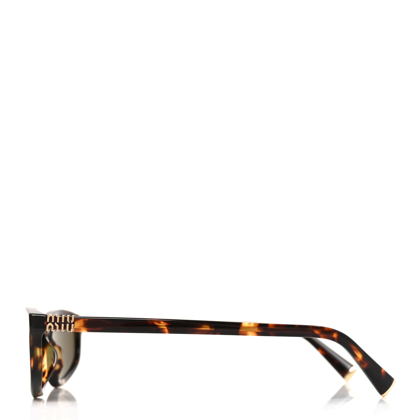 Acetate Cat Eye Miu Regard Sunglasses SMU A06 Tortoise Loden