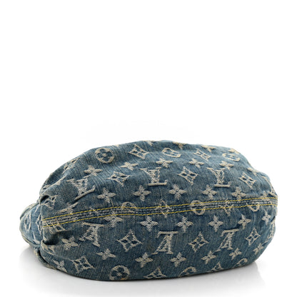 Louis Vuitton Monogram Denim Pleaty Blue 4 of 14