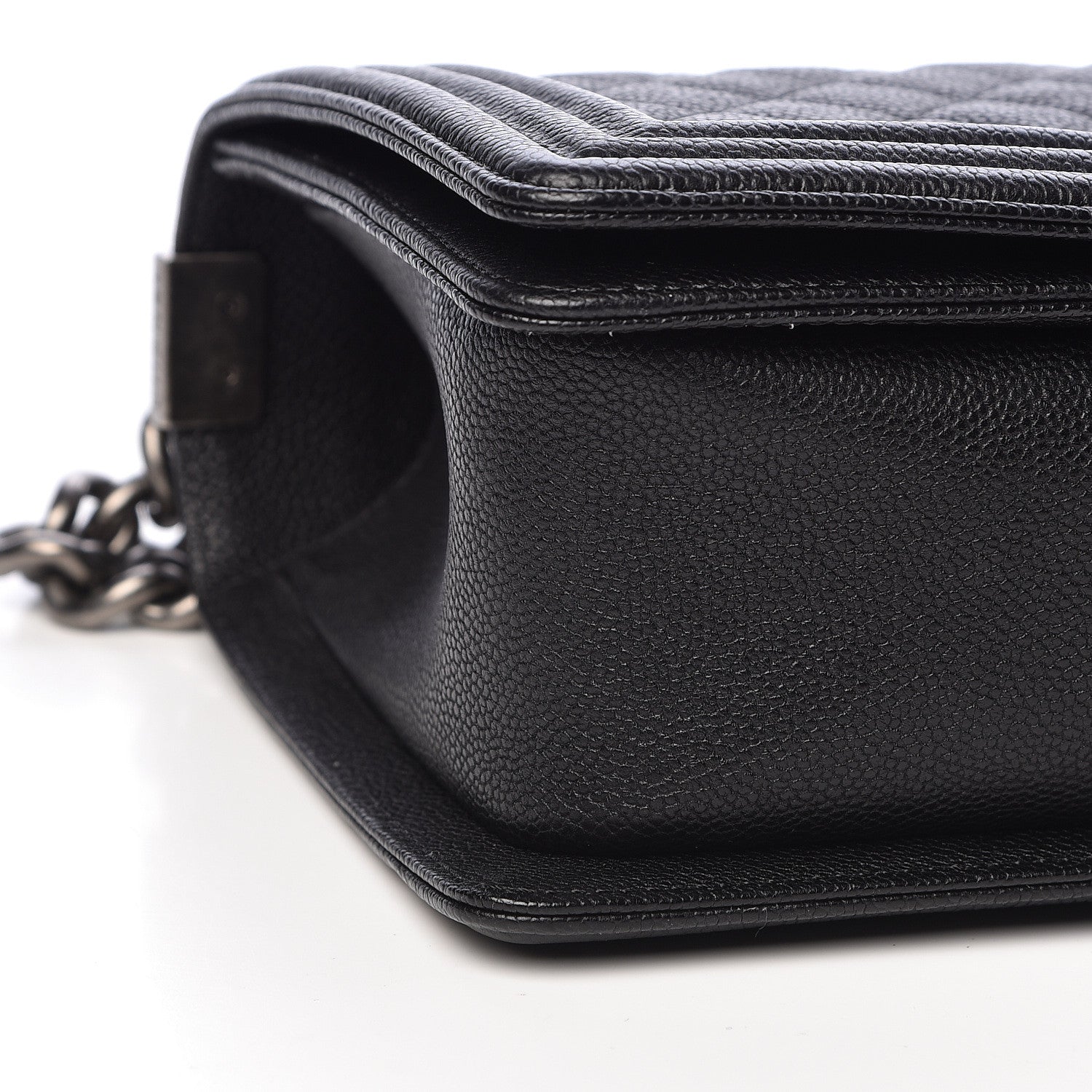 Chanel Caviar Quilted Medium Boy Flap Black 9 of 11