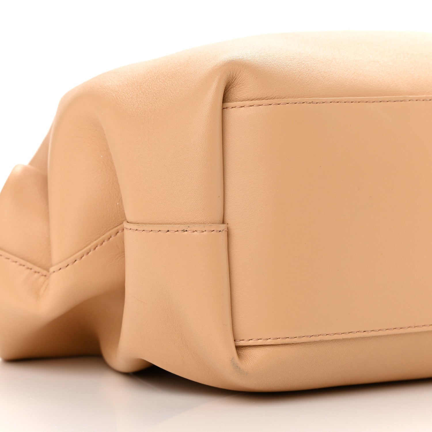 Bottega Veneta Calfskin Medium The Point Triangle Bag Almond 8 of 14