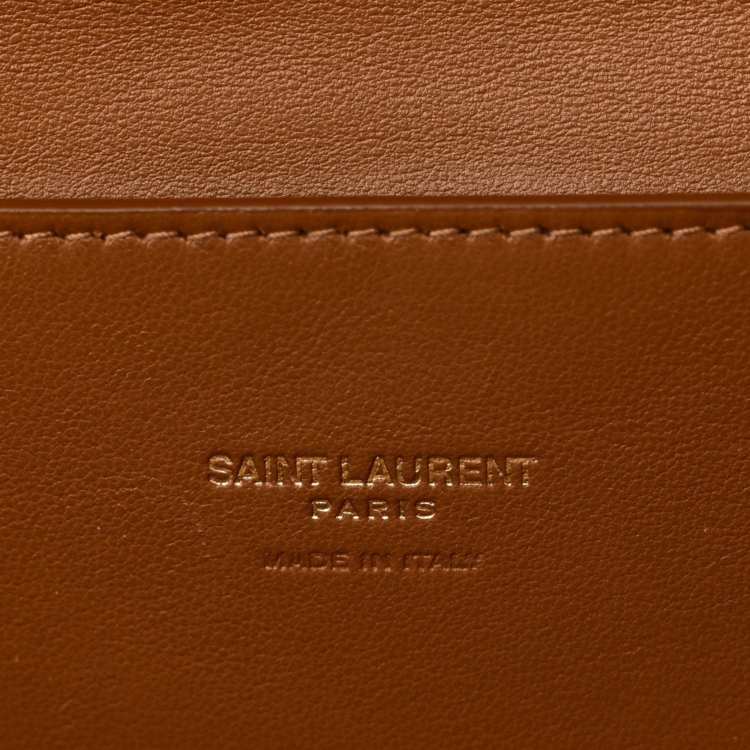 Saint Laurent Smooth Calfskin Suede Medium Reversible Monogram Kate Satchel Light Ochre 6 of 10