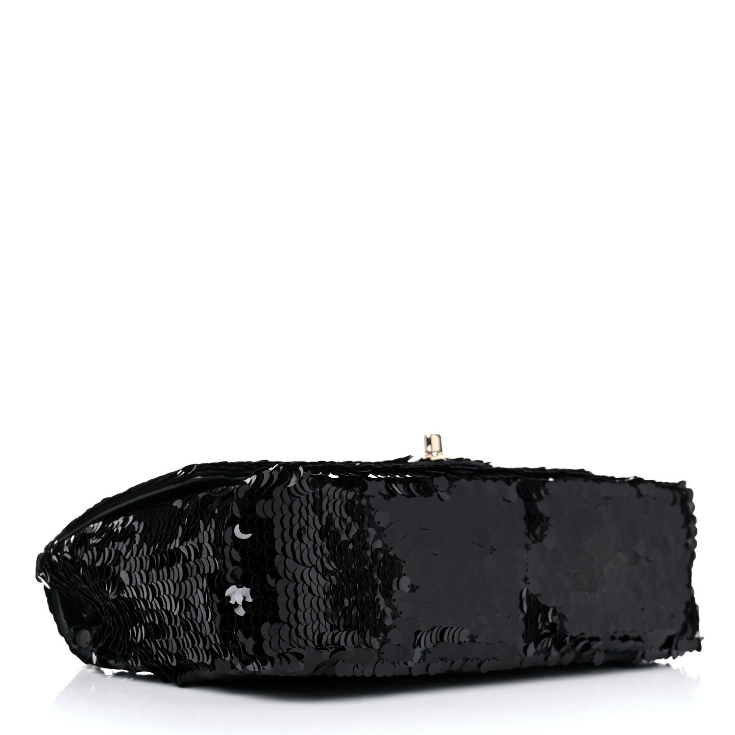 Chanel Sequin Small Single Flap Black 3 of 11