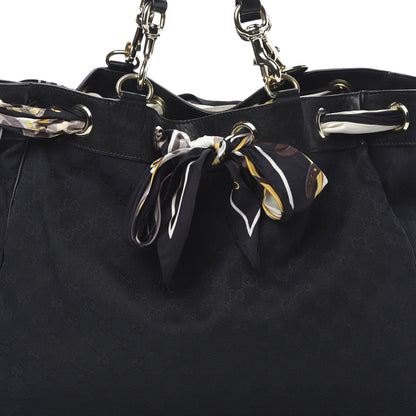 Gucci Monogram Large Positano Tote Black 7 of 10