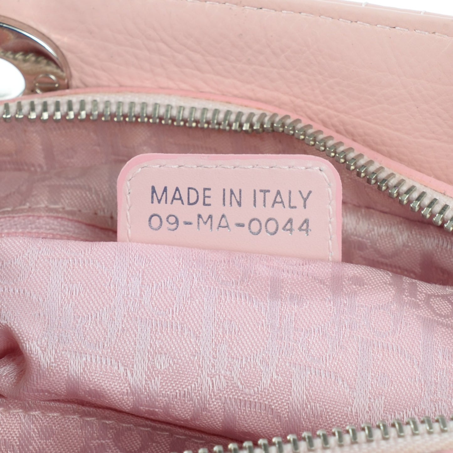 Calfskin Cannage Stitched Small East West Lady Dior Pink