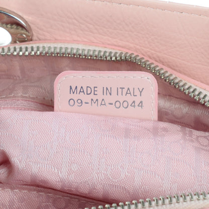 Christian Dior Calfskin Cannage Stitched Small East West Lady Dior Pink 7 of 7