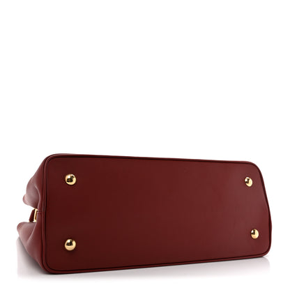 Louis Vuitton Smooth Calfskin Capucines GM Rust 4 of 10