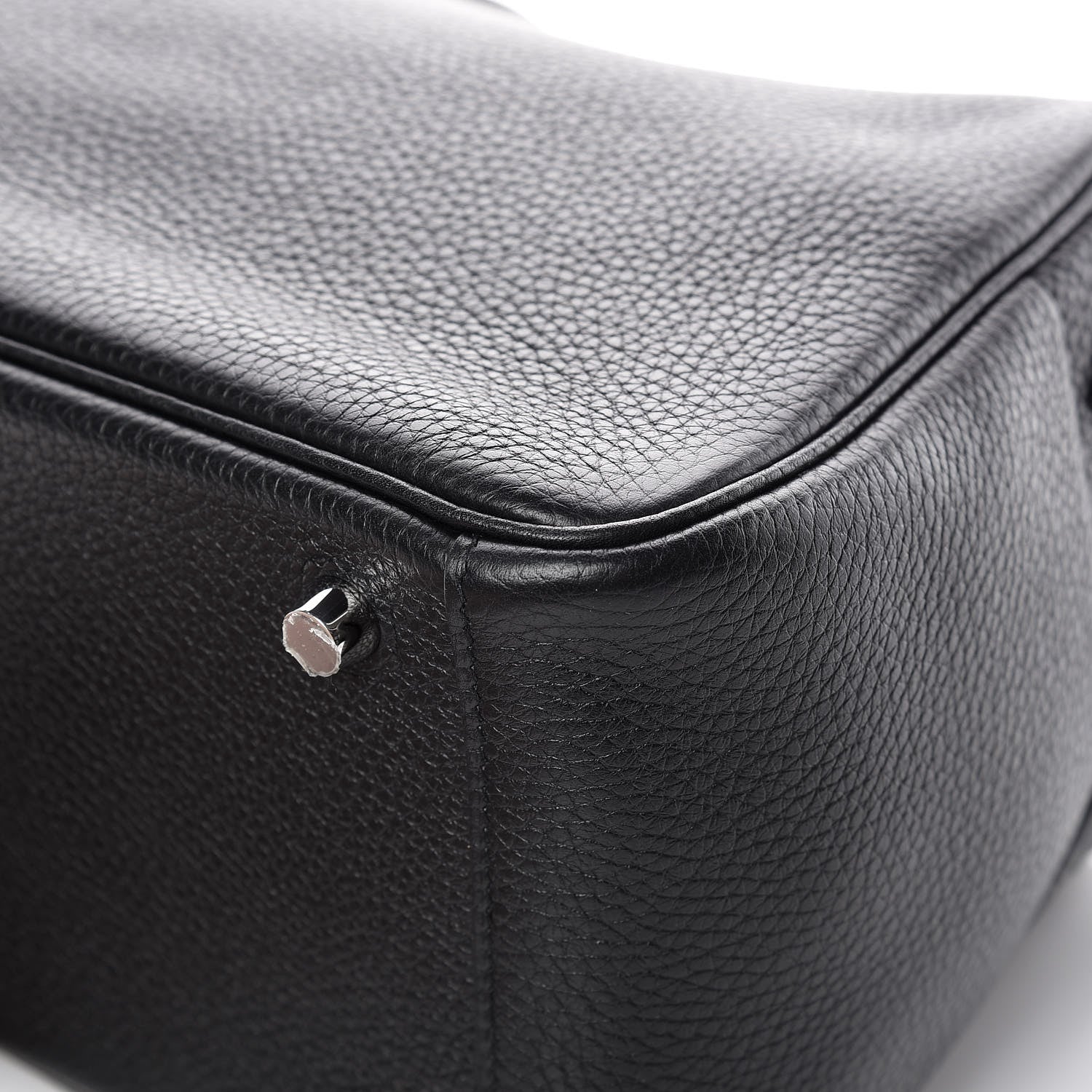 Hermes Taurillon Clemence Lindy 26 Black 10 of 13