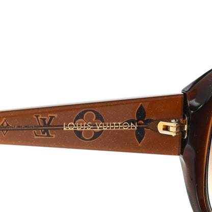 Louis Vuitton Acetate Obsession GM Sunglasses Z0459W Brown Glitter 5 of 9
