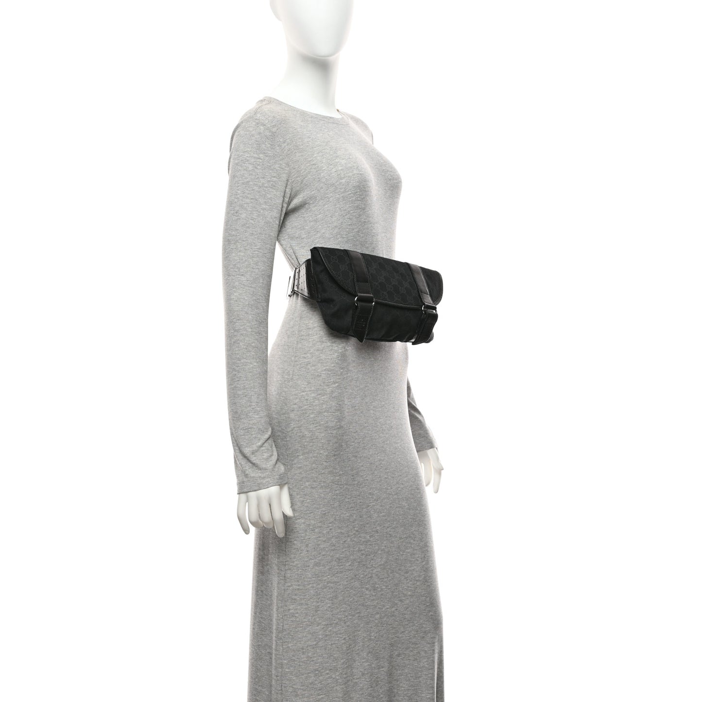 Monogram Waist Belt Bag Black