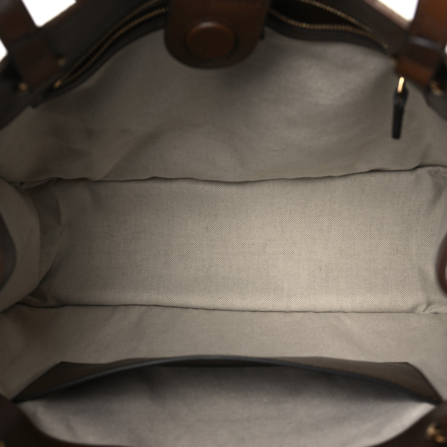 Gucci Monogram Horsebit 1955 Tote Bag Beige Brown Sugar 5 of 10