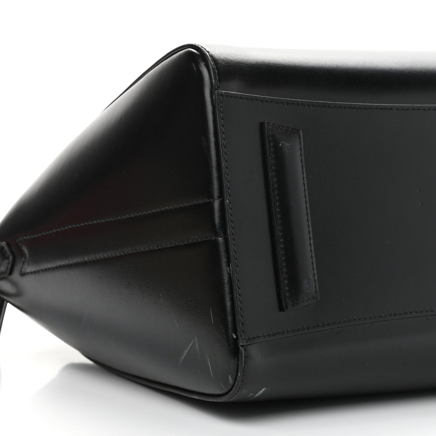Shiny Lord Calfskin Medium Antigona Black