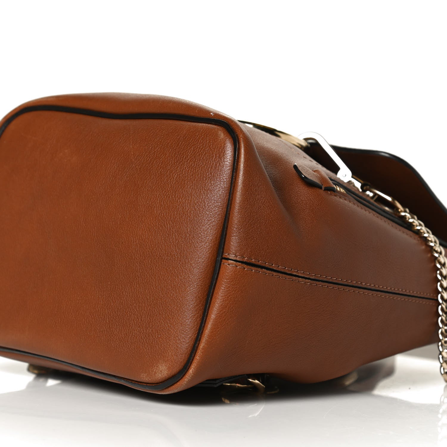 Chloe Suede Calfskin Medium Faye Backpack Tan 11 of 13