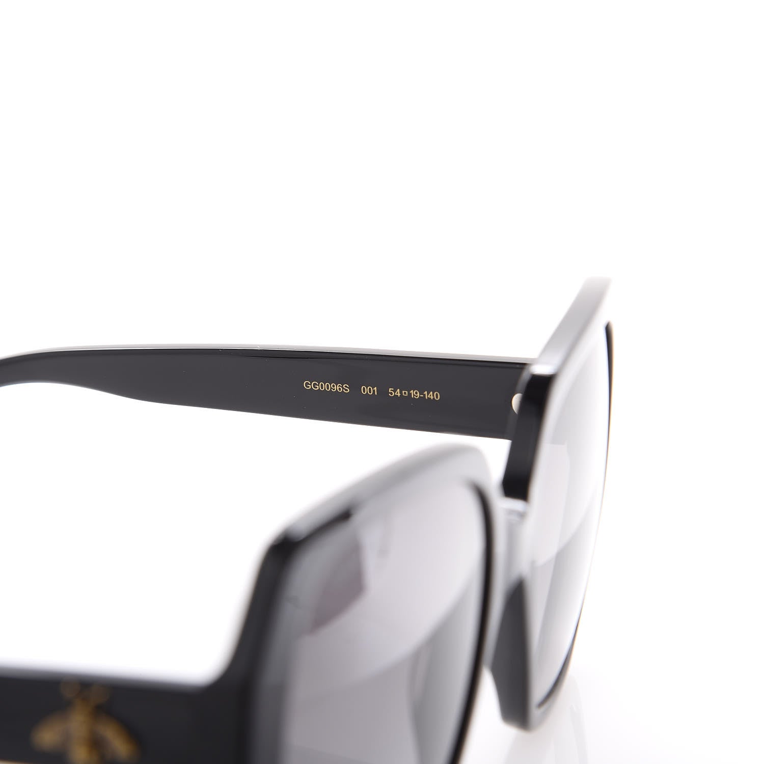 Gucci Acetate Square Frame GG0096S Sunglasses Black 6 of 7