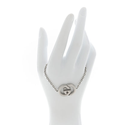 Gucci Silver Interlocking GG Bracelet S 2 of 5