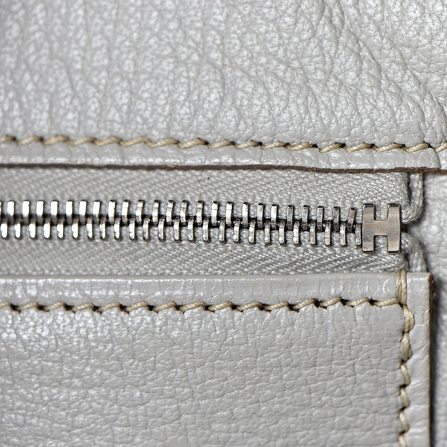 Taurillon Clemence Lizard Club Birkin 35 Gris Perle White Mykonos