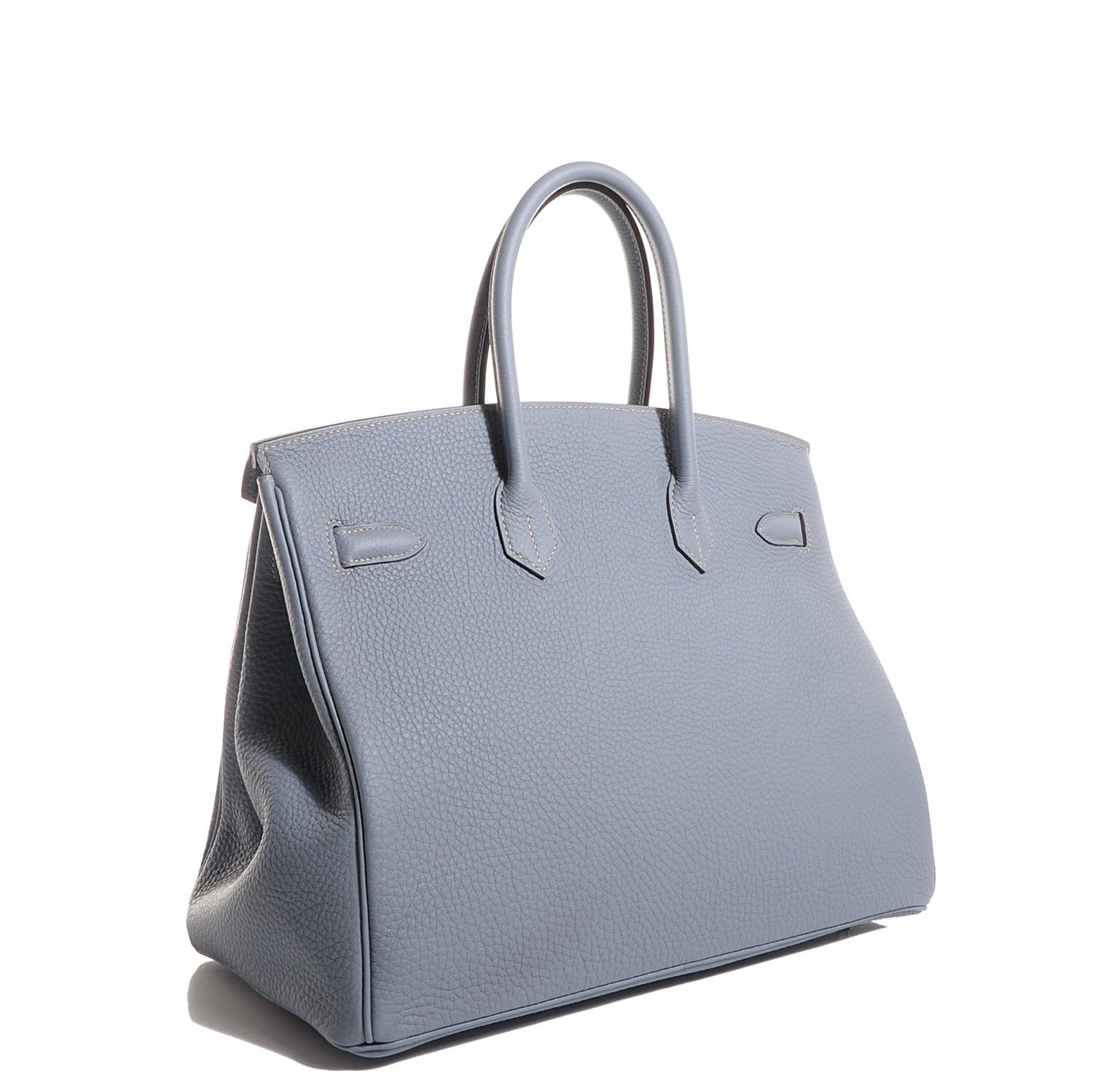 Hermes Togo Birkin 35 Bleu Lin 3 of 20