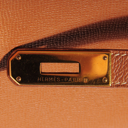 Hermes Courchevel Kelly Sellier 35 Gold 14 of 27