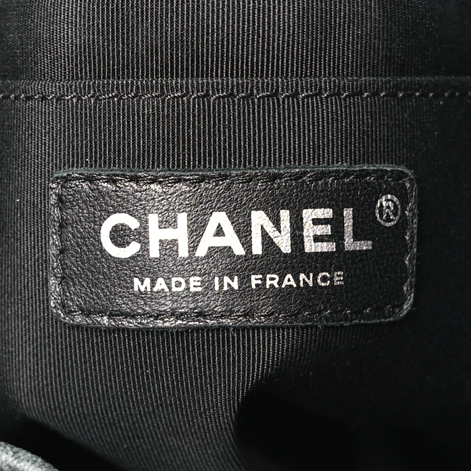 Chanel Lambskin Quilted CC Chain Bucket Bag Black 6 of 9