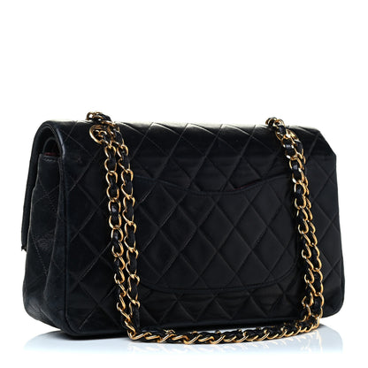 Chanel Lambskin Quilted Medium Double Flap Black 2 of 4