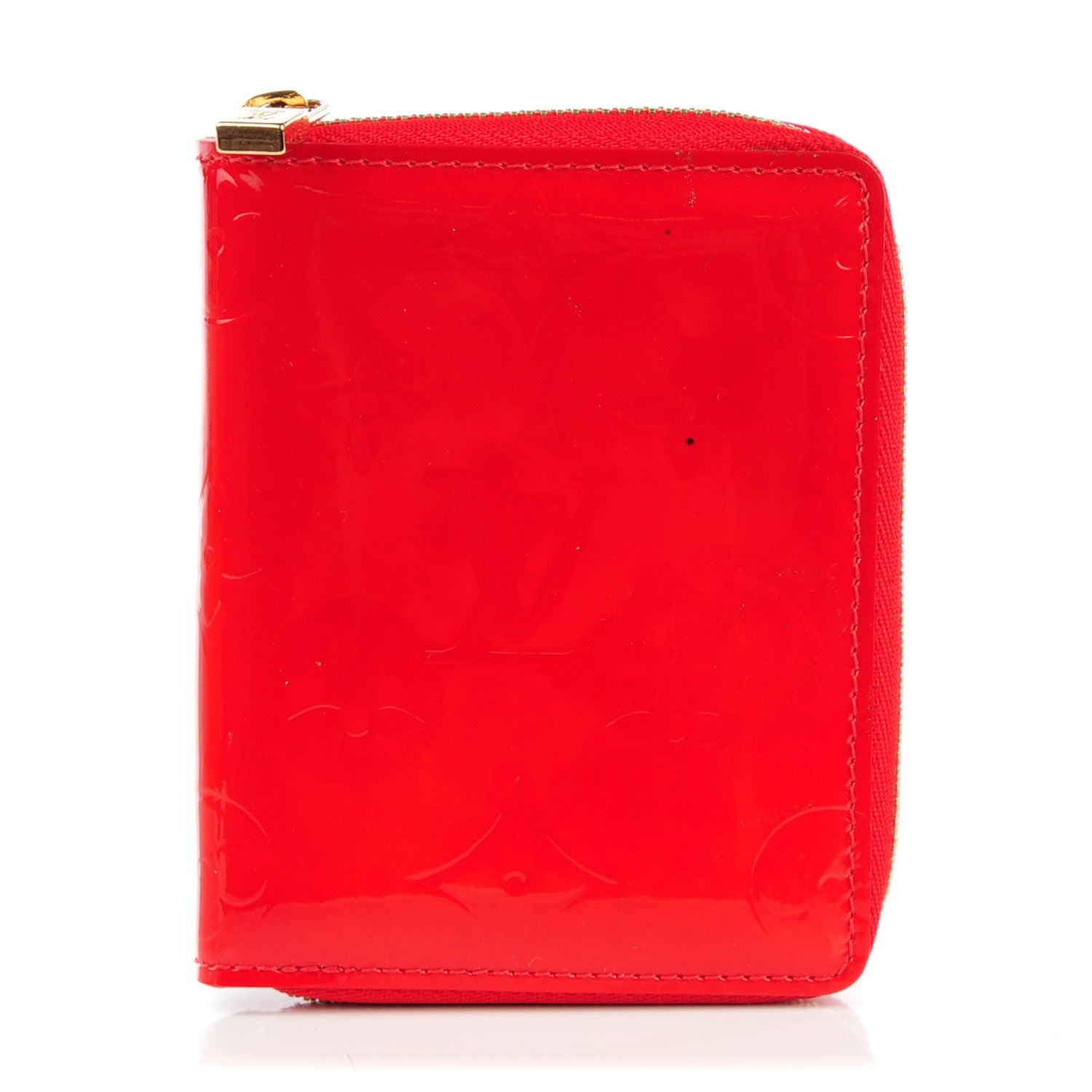 Louis Vuitton Vernis Broome Zip Wallet Rouge 2 of 16