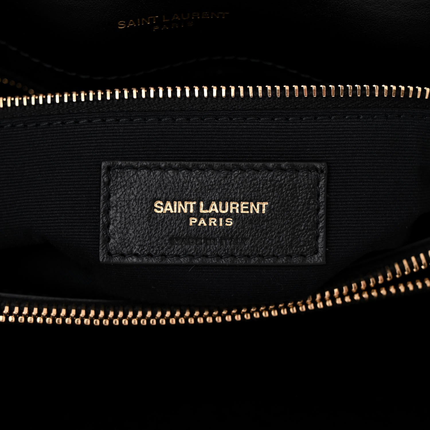Saint Laurent Calfskin Y Quilted Monogram Medium Loulou Chain Satchel Black 5 of 9