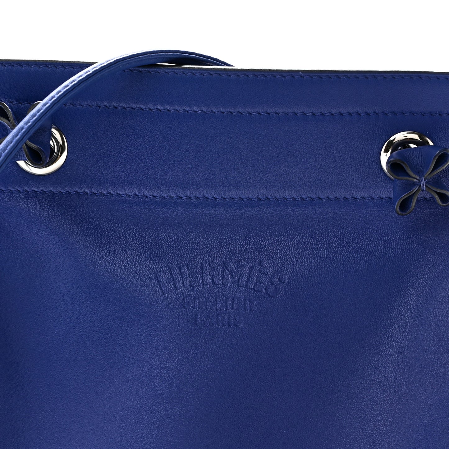 Milo Lambskin Swift Mini Aline Bleu Electrique