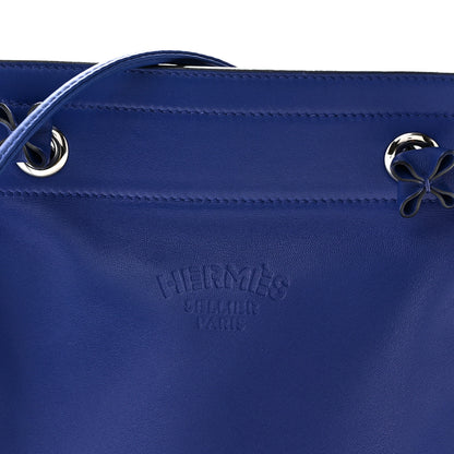 Hermes Milo Lambskin Swift Mini Aline Bleu Electrique 8 of 10